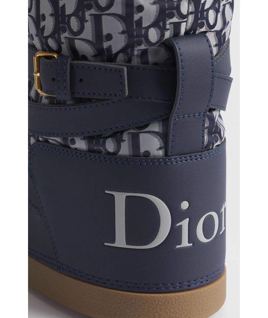CHRISTIAN DIOR Темно-синие ботинки, фото 4