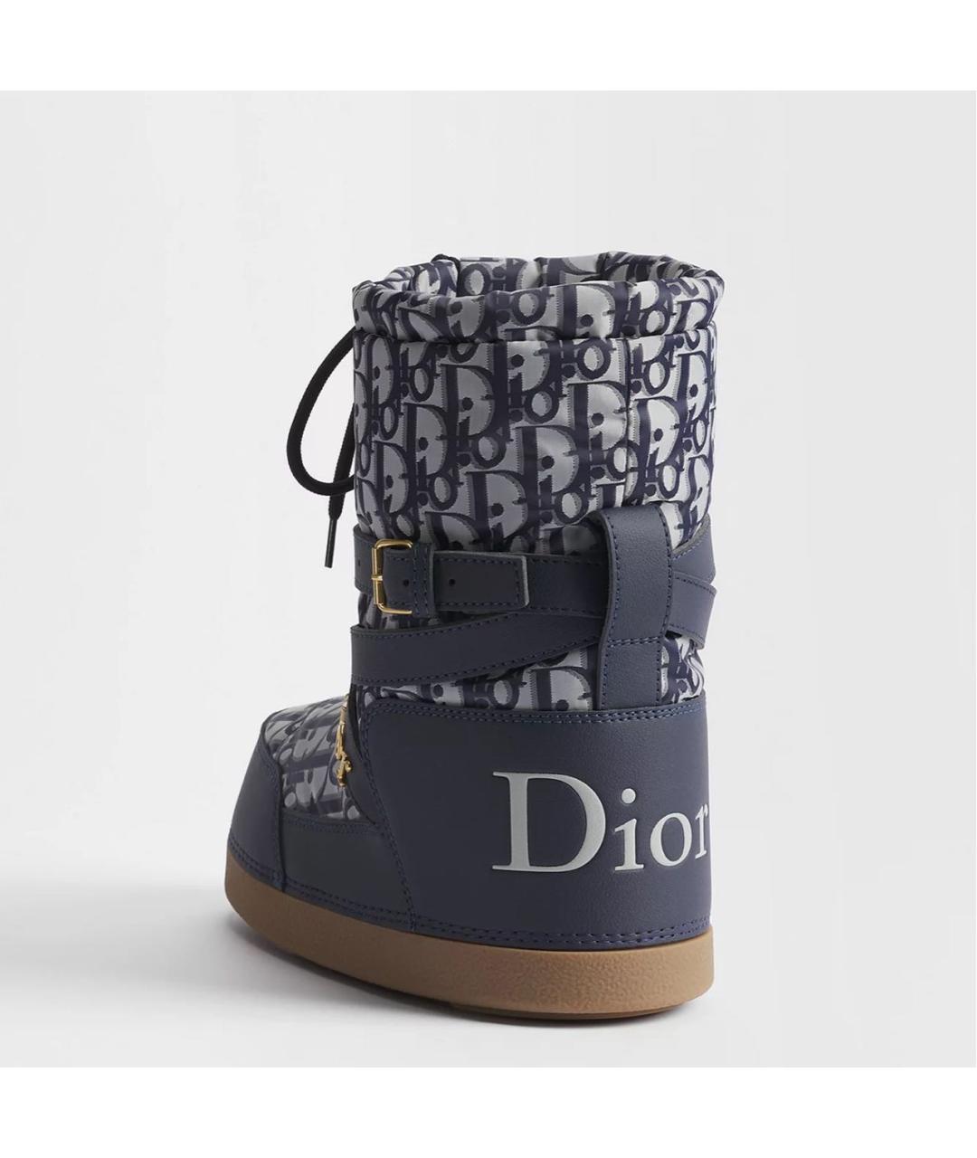CHRISTIAN DIOR Темно-синие ботинки, фото 3