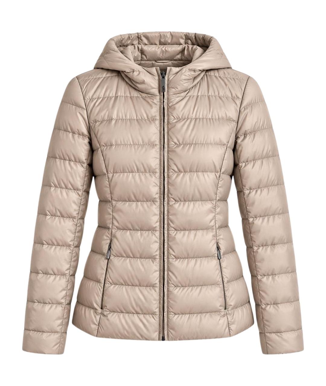 WEEKEND MAX MARA Бежевая полиамидовая куртка, фото 1