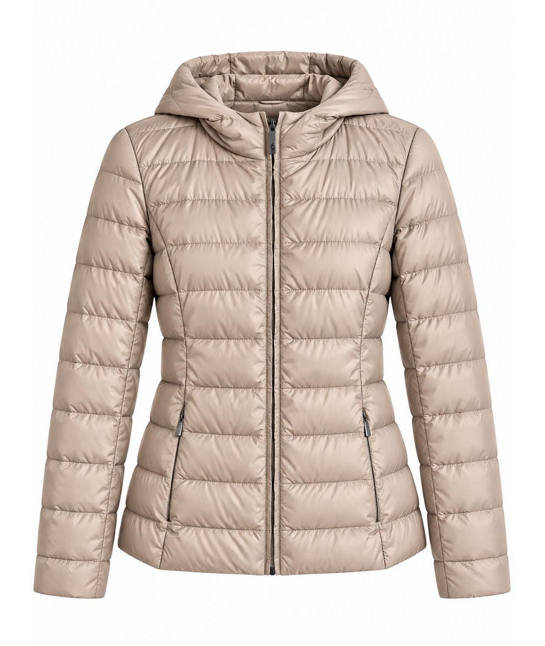 WEEKEND MAX MARA Бежевая полиамидовая куртка, фото 8