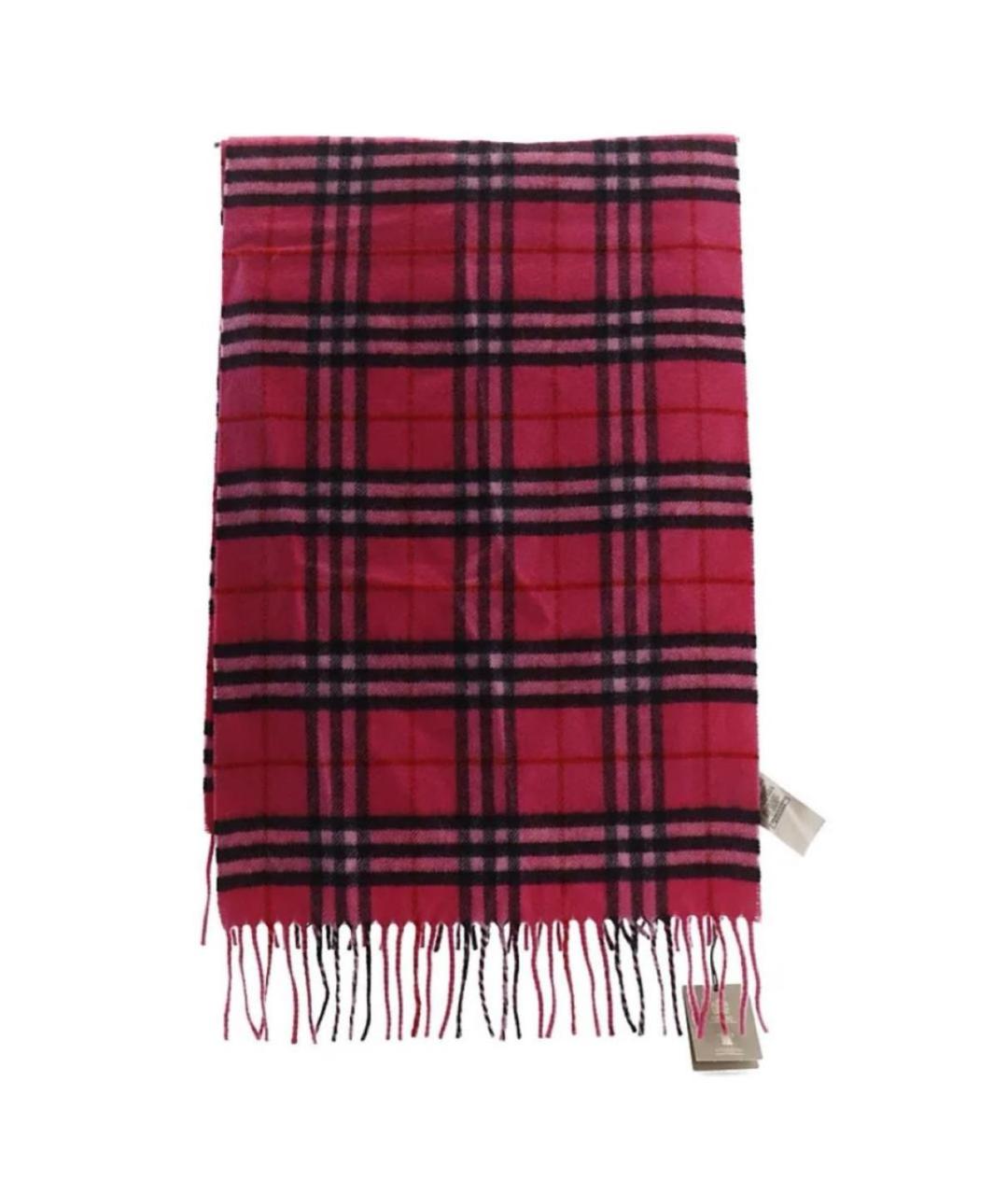 BURBERRY Мульти шерстяной шарф, фото 7