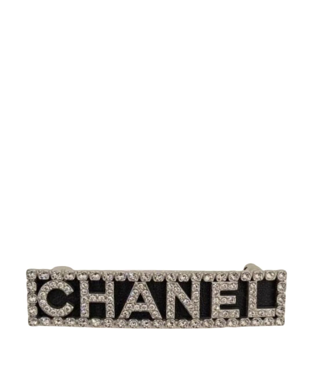 CHANEL Белая кожаная брошь, фото 1