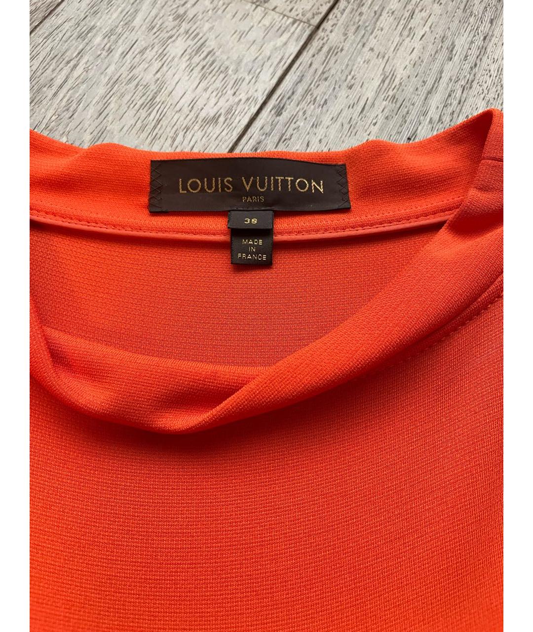 LOUIS VUITTON Фуксия вискозное коктейльное платье, фото 3