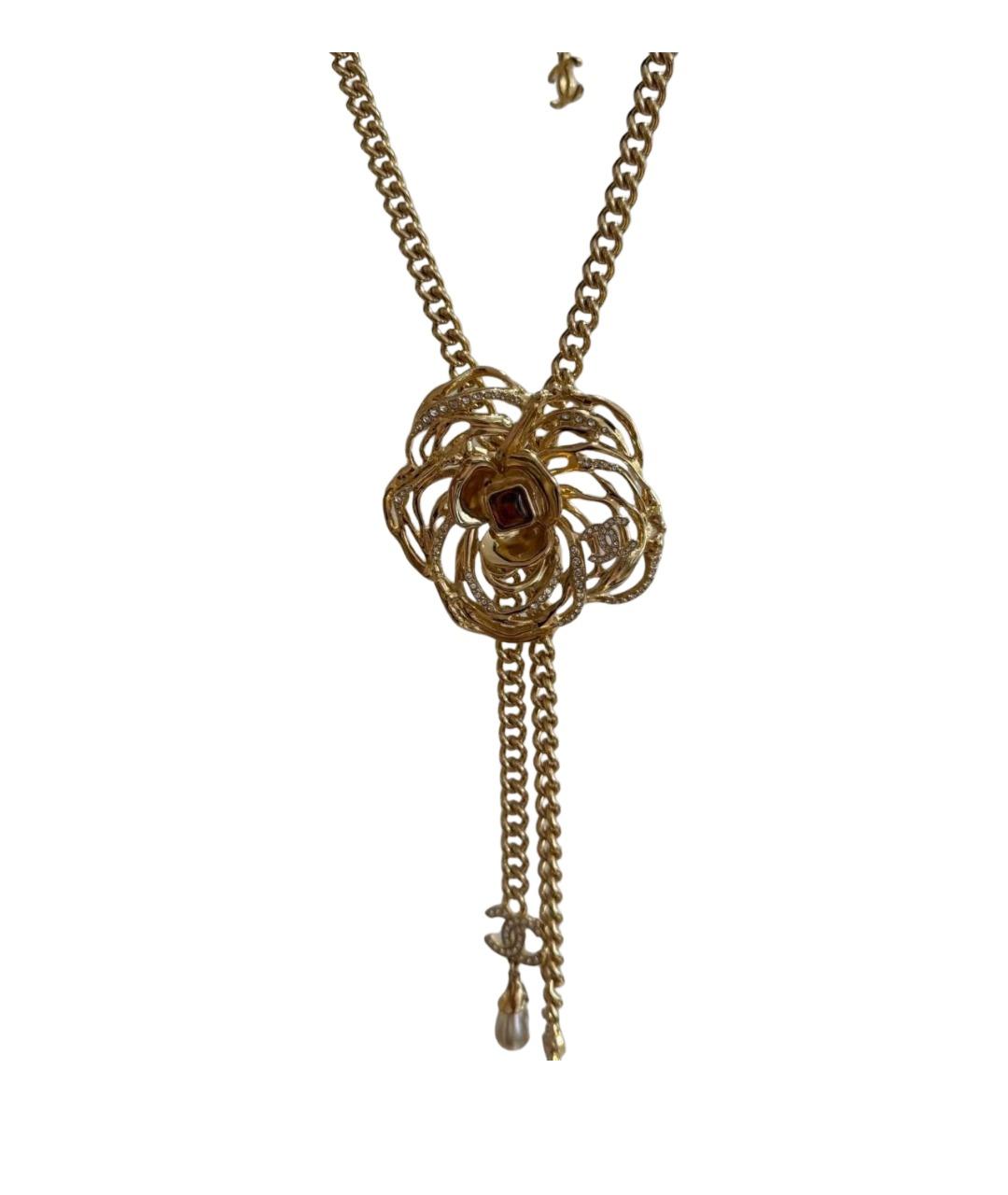 CHANEL Горчичное жемчужное колье, фото 1