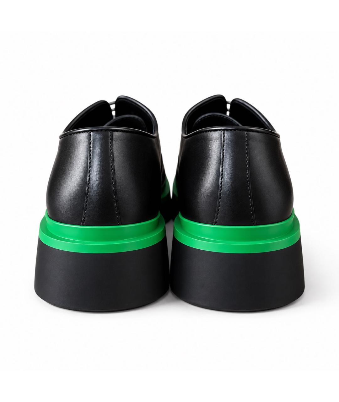 BOTTEGA VENETA Черные кожаные ботинки, фото 4