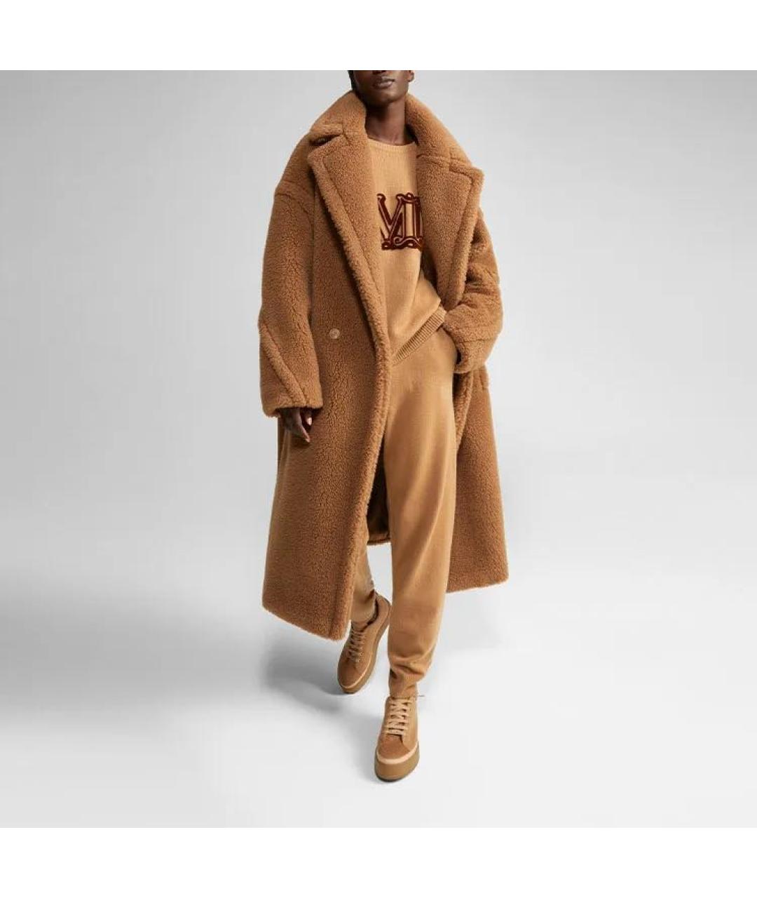 MAX MARA Черное шерстяное пальто, фото 5