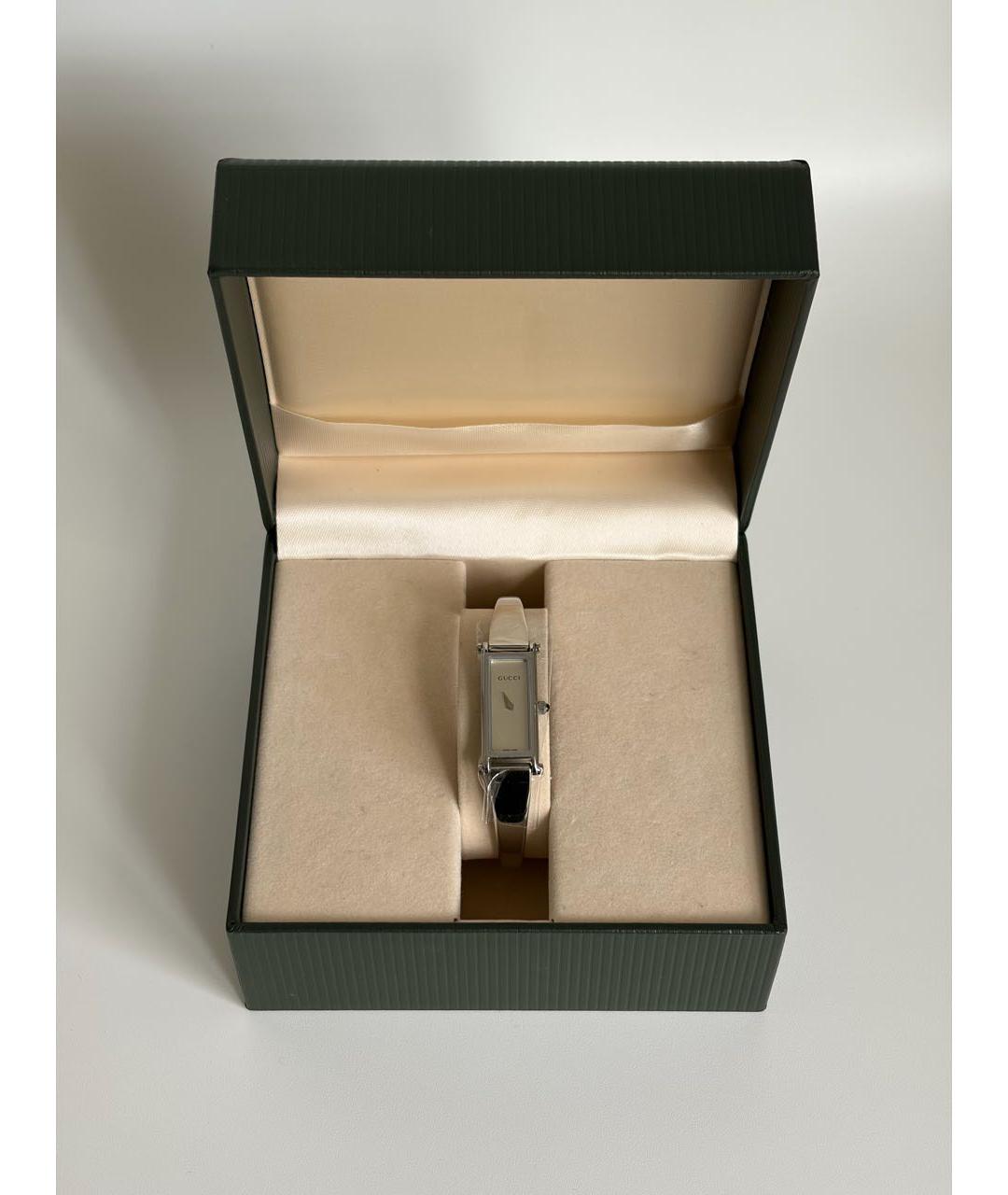GUCCI Серебряные стальные часы, фото 4