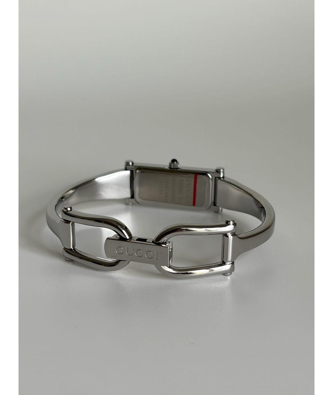 GUCCI Серебряные стальные часы, фото 2