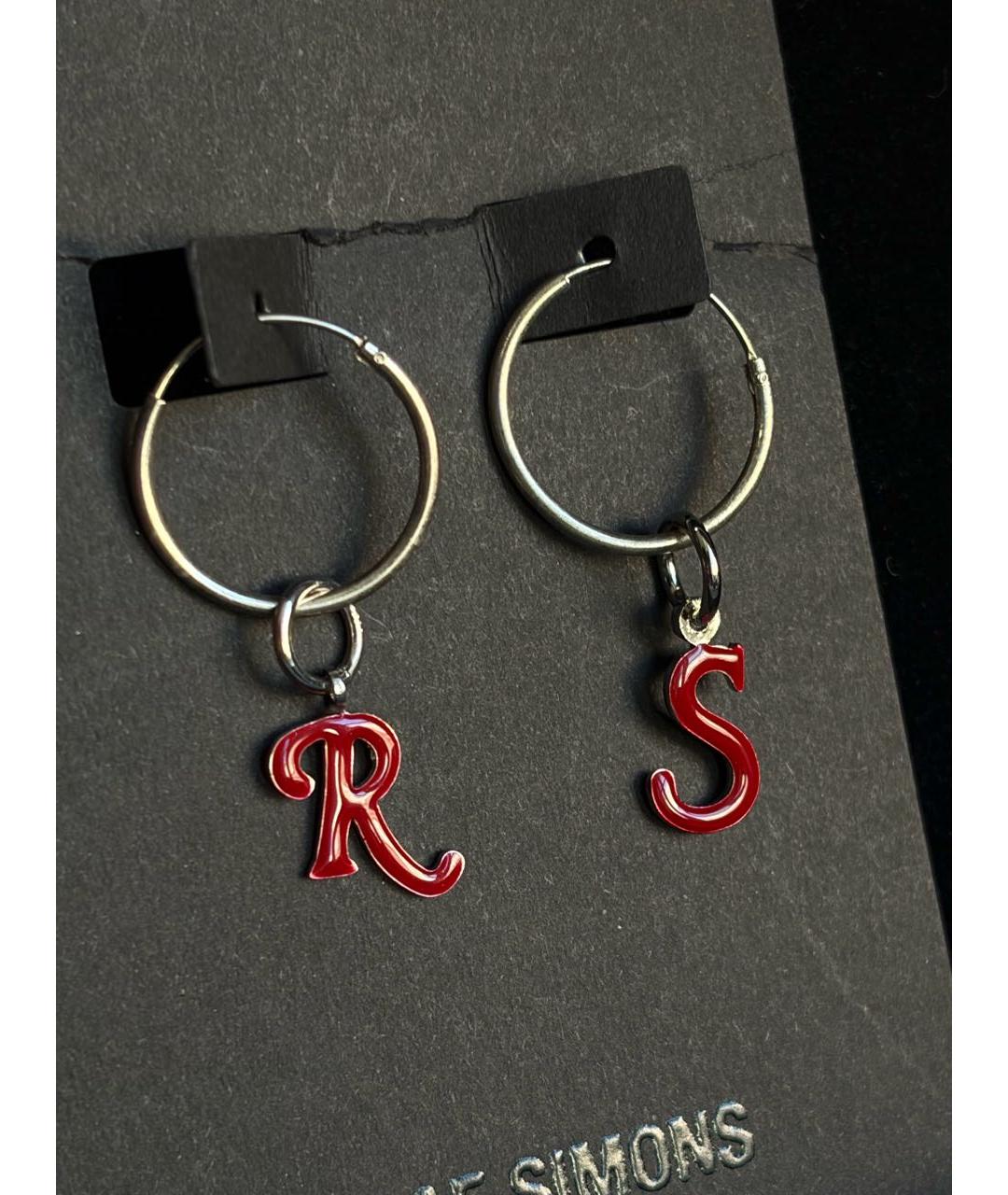 RAF SIMONS Красные серьги, фото 2