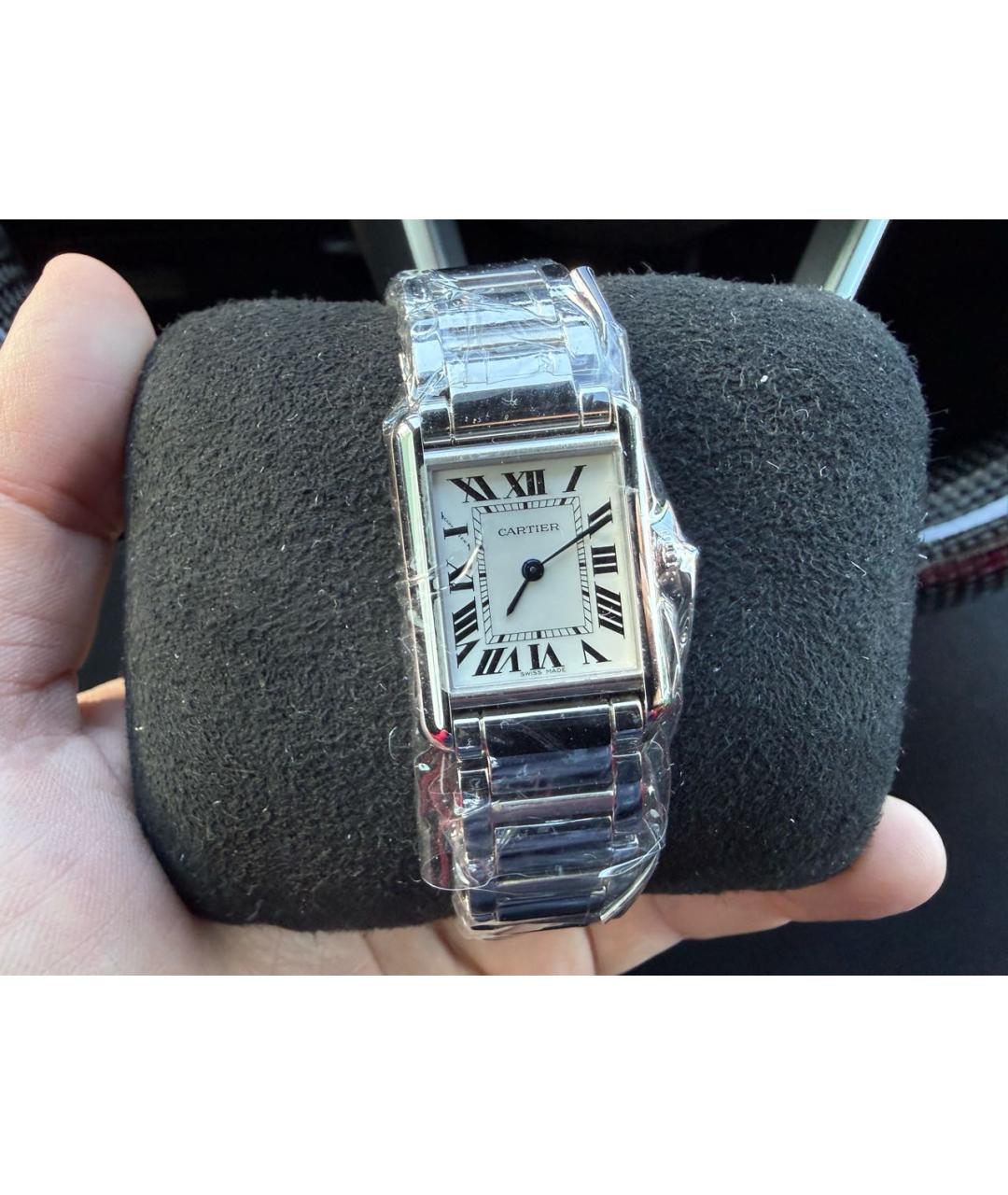CARTIER Серебряные часы, фото 9