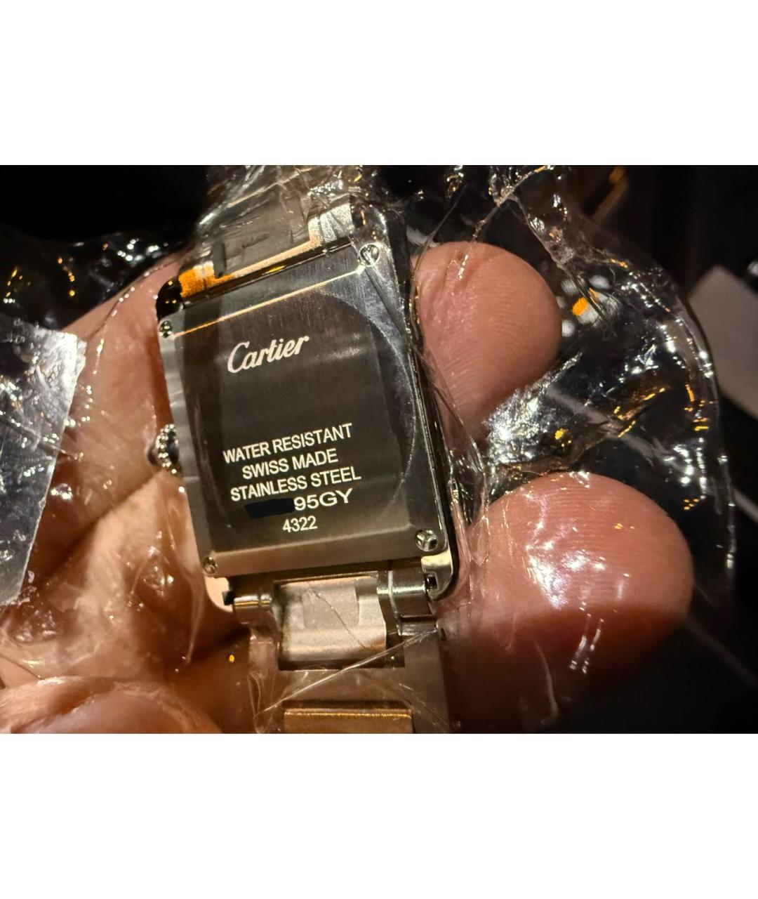 CARTIER Серебряные часы, фото 2