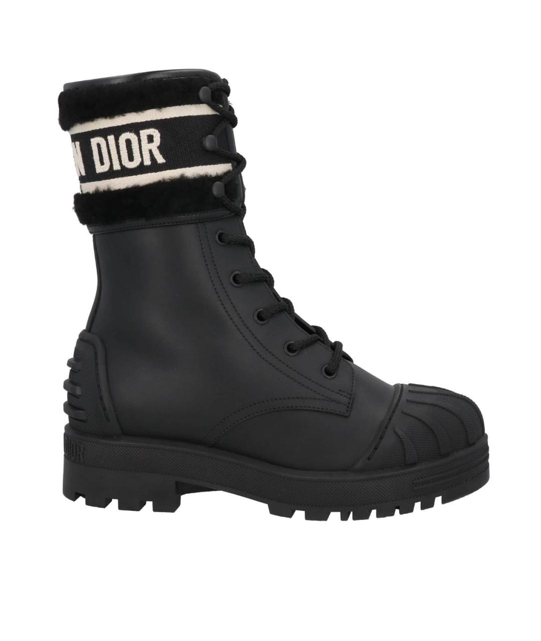 CHRISTIAN DIOR Черные ботинки, фото 1