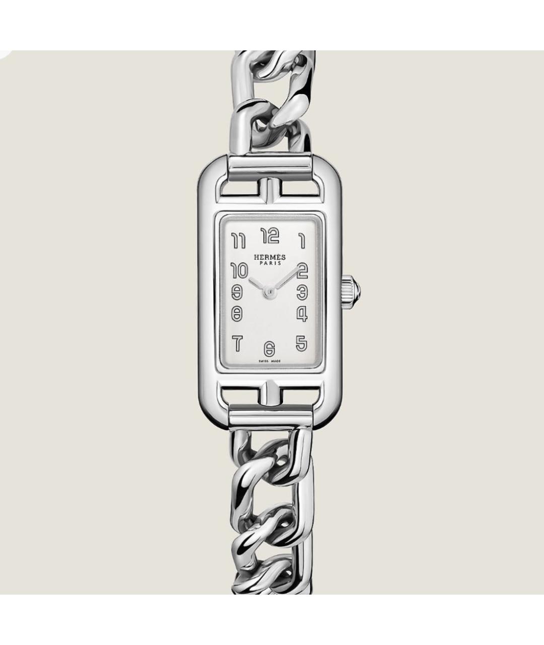 HERMES Серебряные с серебряным покрытием часы, фото 4