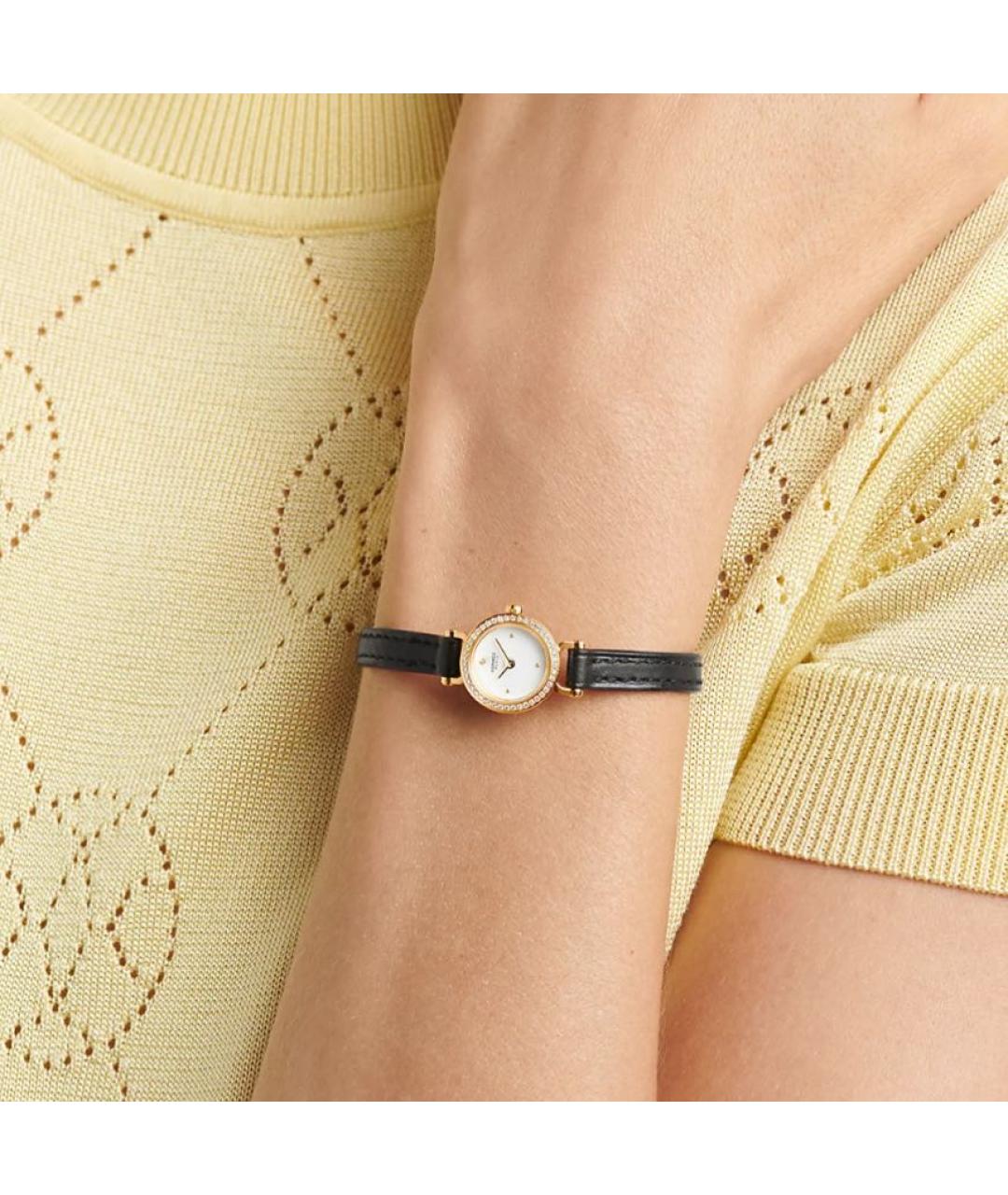 HERMES Золотые часы из желтого золота, фото 2