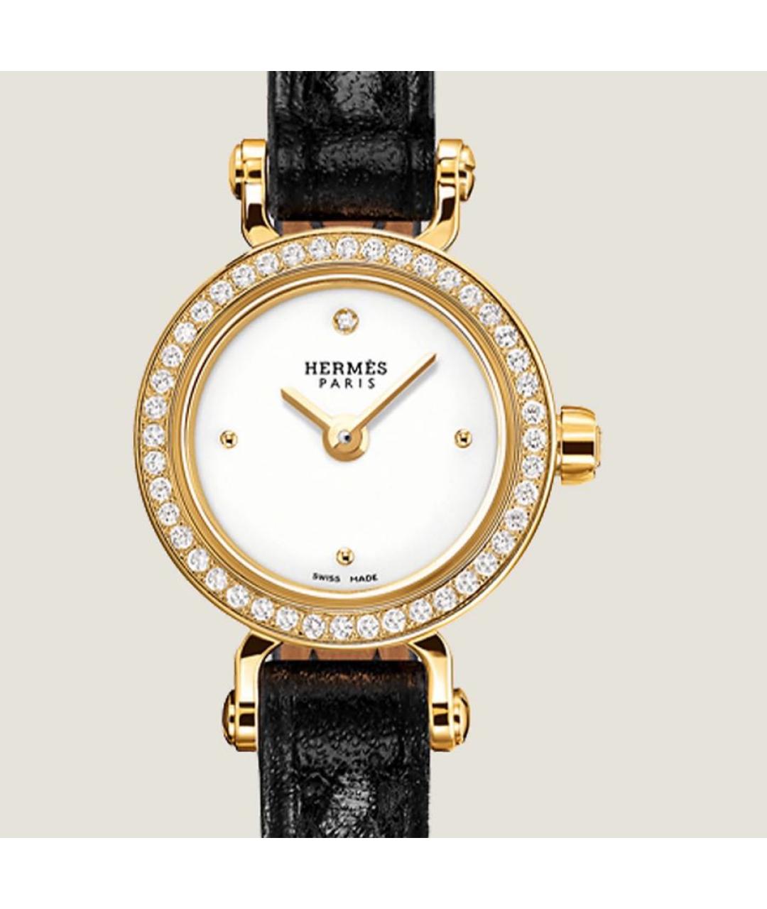 HERMES Золотые часы из желтого золота, фото 4