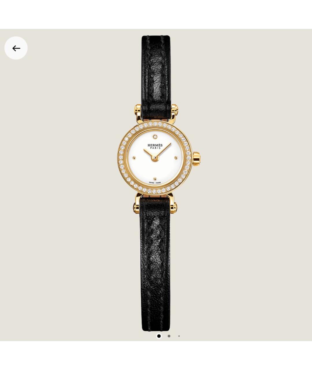 HERMES Золотые часы из желтого золота, фото 5