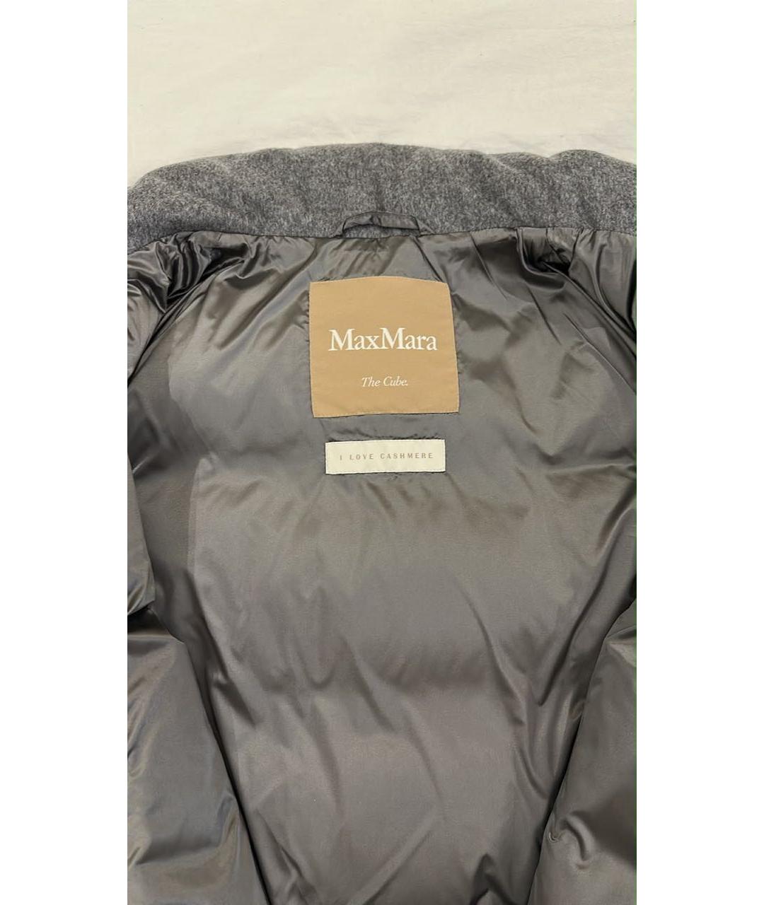 MAX MARA Серый кашемировый жилет, фото 3