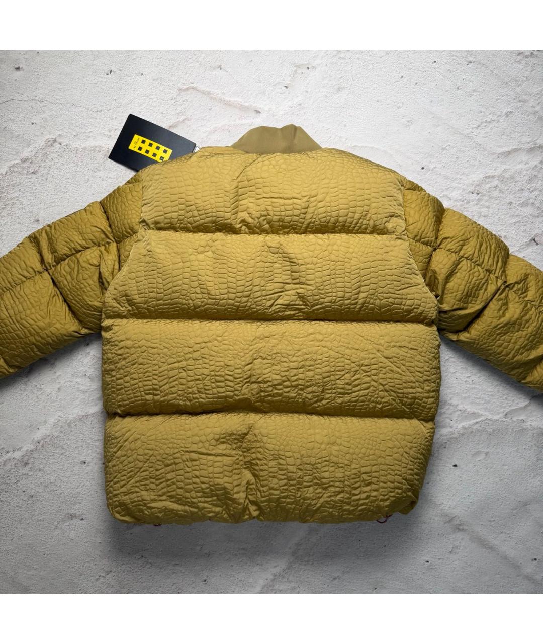 MONCLER Горчичный пуховик, фото 3