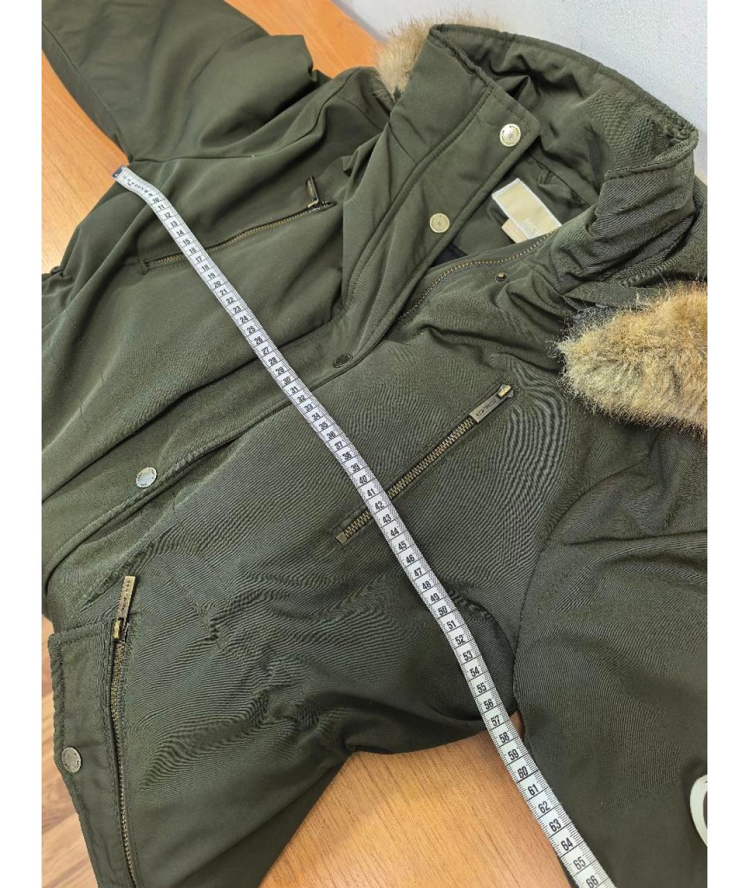 MICHAEL KORS Хаки полиэстеровая парка, фото 6