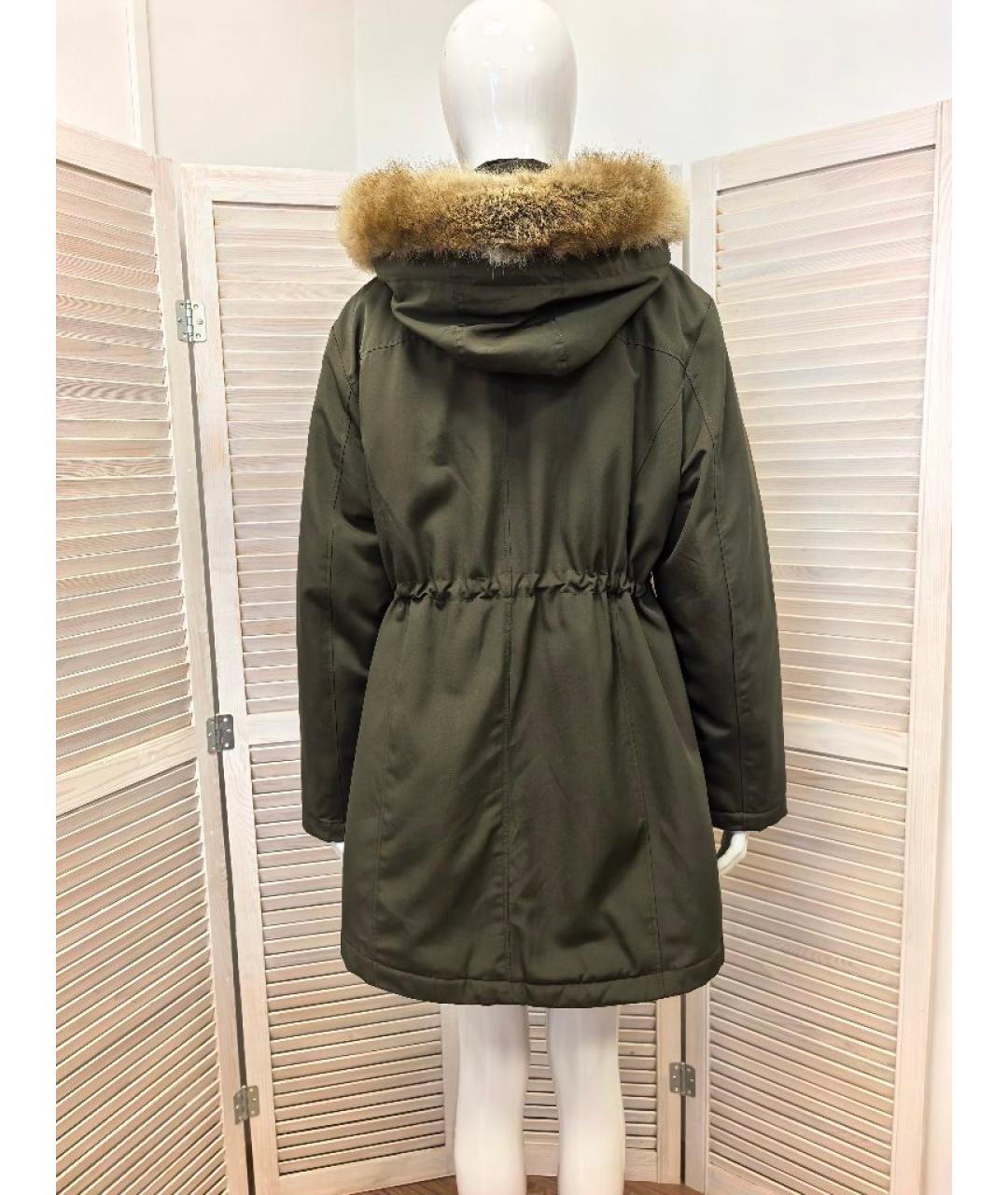 MICHAEL KORS Хаки полиэстеровая парка, фото 2