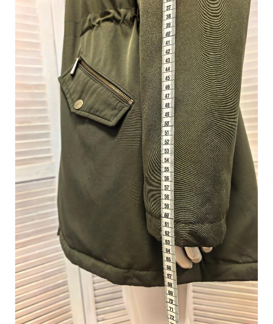 MICHAEL KORS Хаки полиэстеровая парка, фото 8