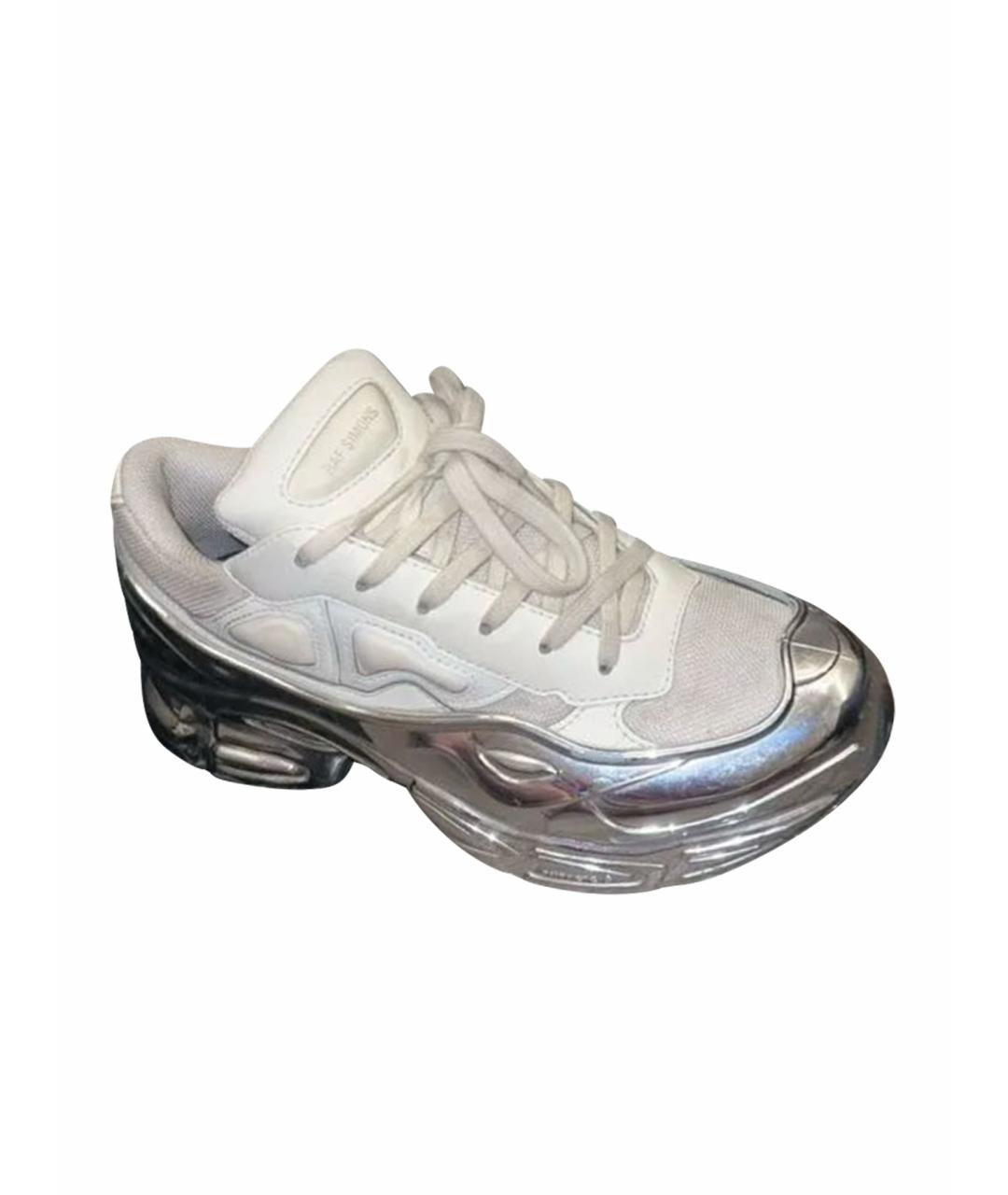 ADIDAS X RAF SIMONS Белые синтетические низкие кроссовки / кеды, фото 1