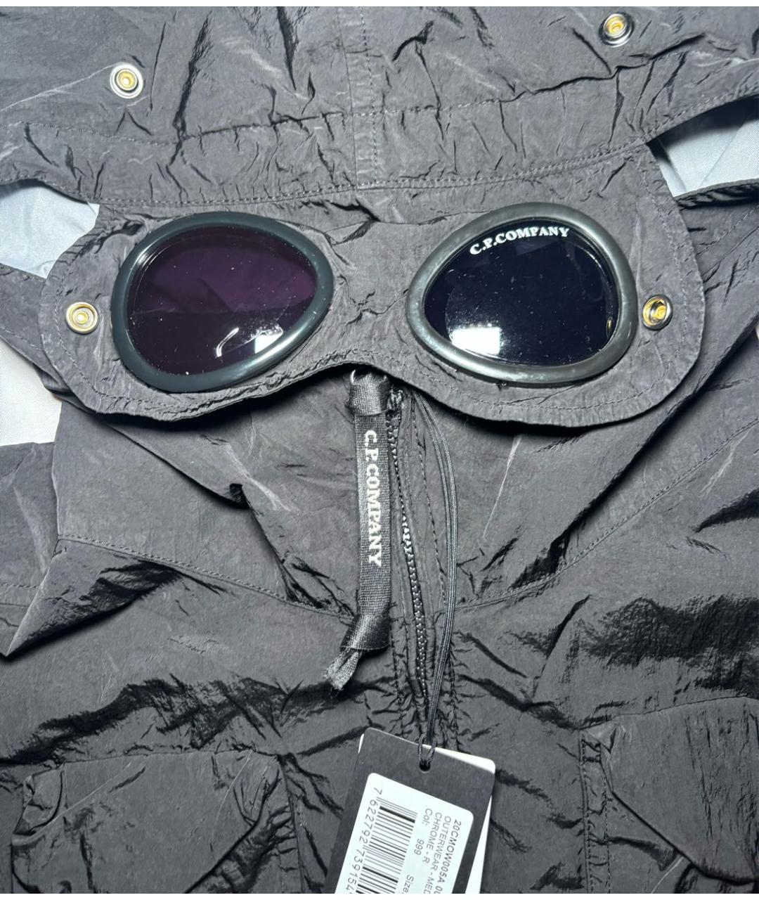 CP COMPANY Черная полиамидовая куртка, фото 4