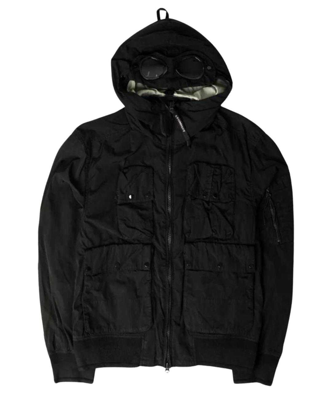 CP COMPANY Черная полиамидовая куртка, фото 1