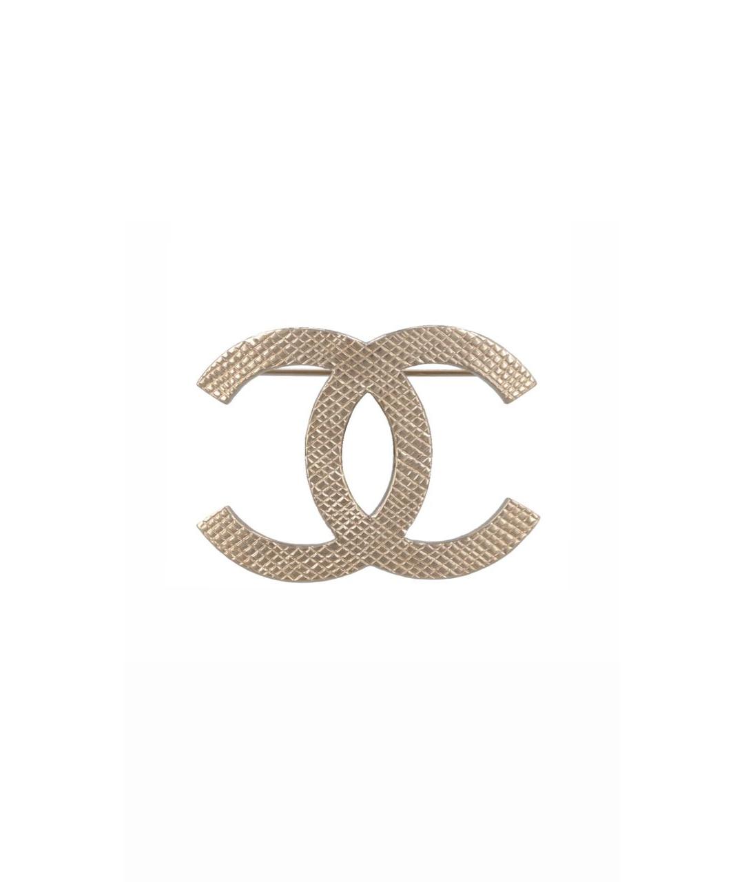 CHANEL Золотая металлическая булавка / брошь, фото 7
