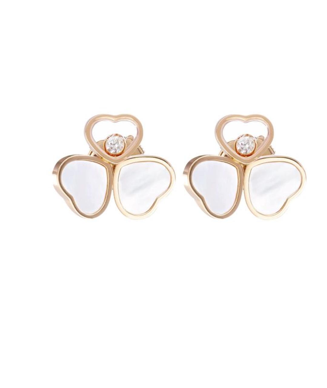 CHOPARD Золотые серьги из розового золота, фото 3