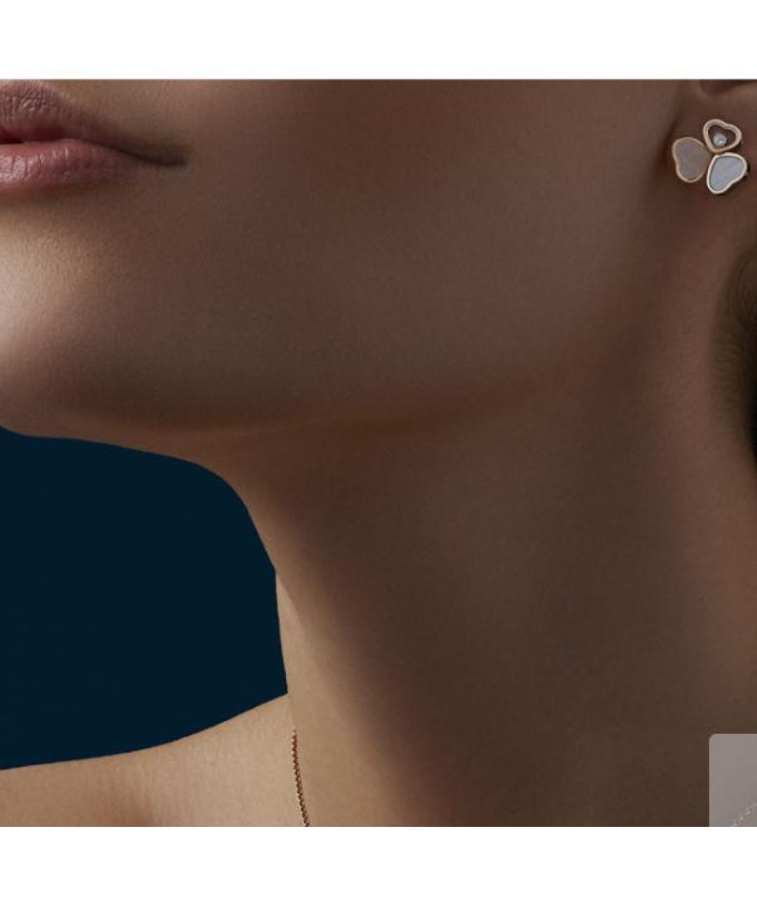 CHOPARD Золотые серьги из розового золота, фото 2