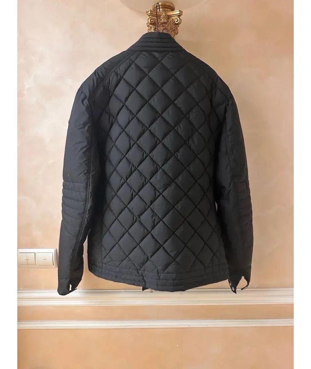 MONCLER Черный нейлоновый пуховик, фото 2