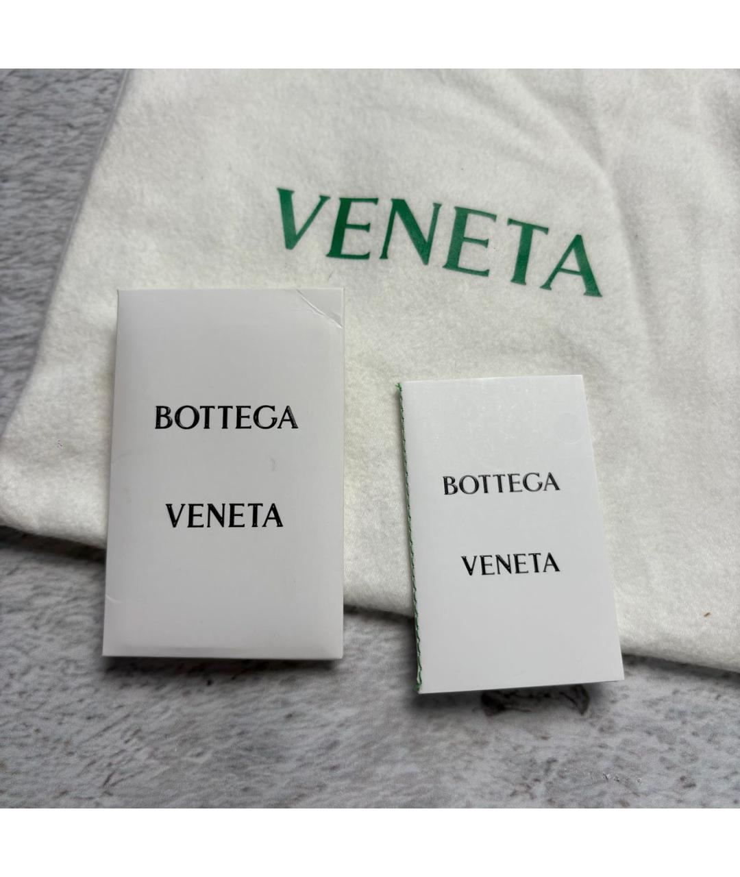 BOTTEGA VENETA Бежевая кожаная сумка через плечо, фото 5