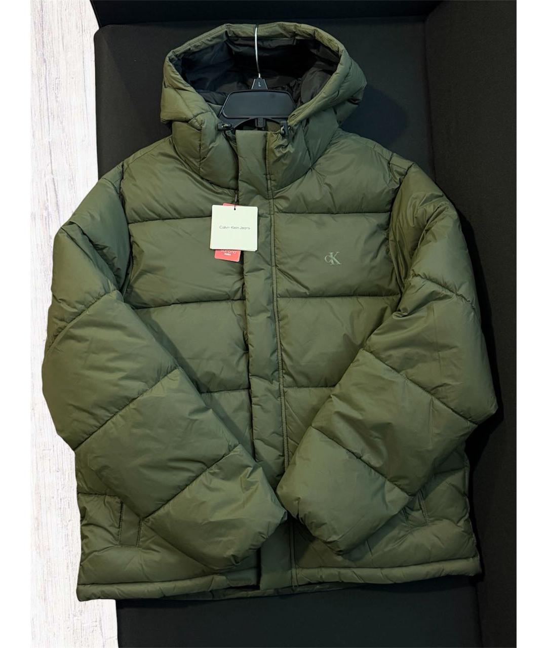 CALVIN KLEIN Хаки пуховик, фото 8