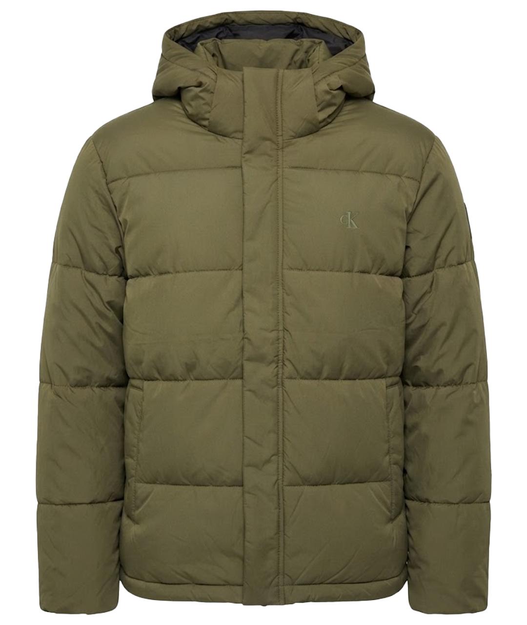 CALVIN KLEIN Хаки пуховик, фото 1