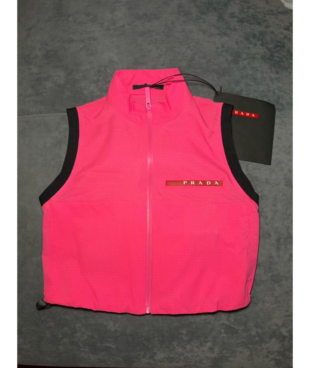 PRADA Розовый жилет, фото 3