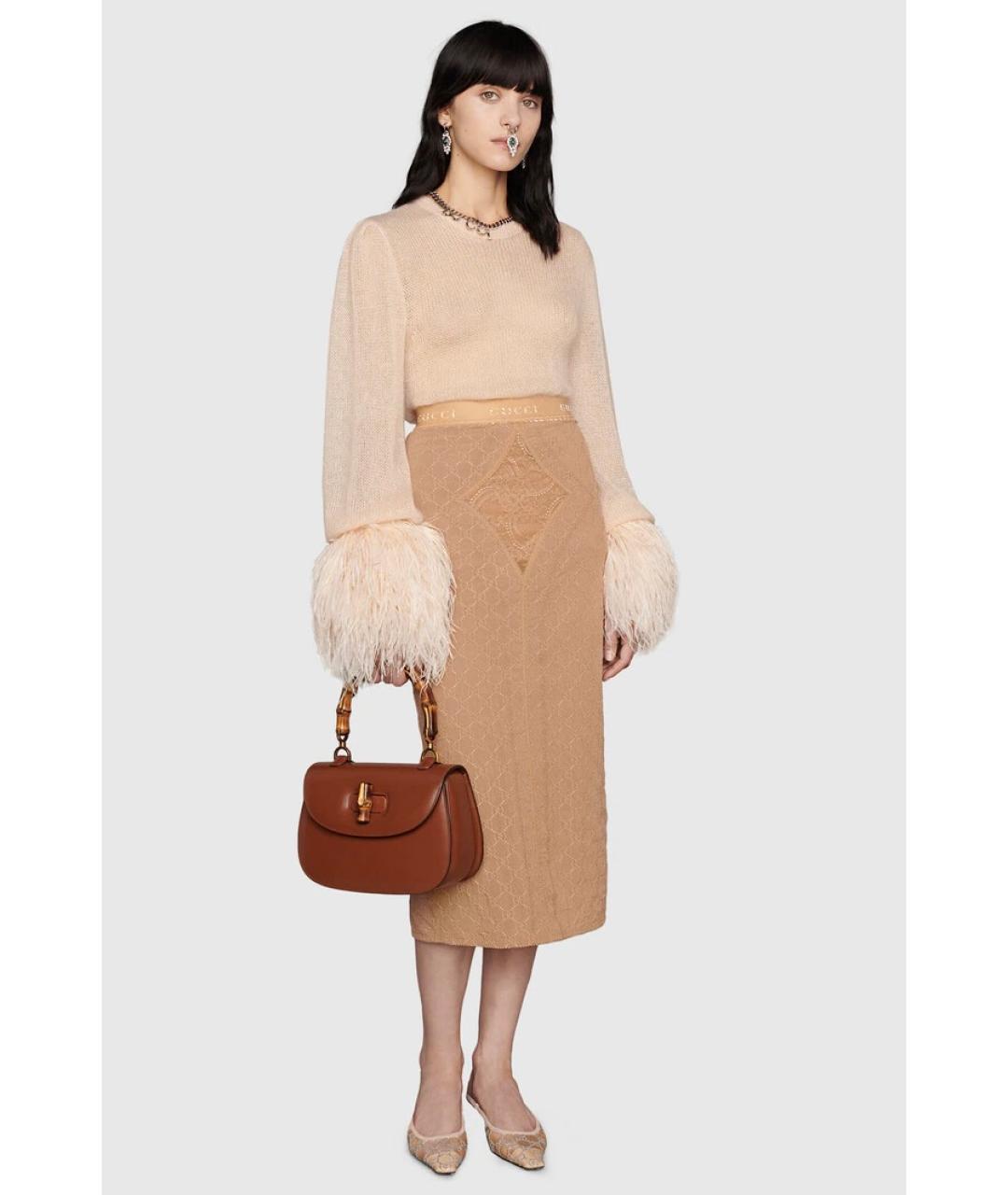 GUCCI Бежевый джемпер / свитер, фото 2
