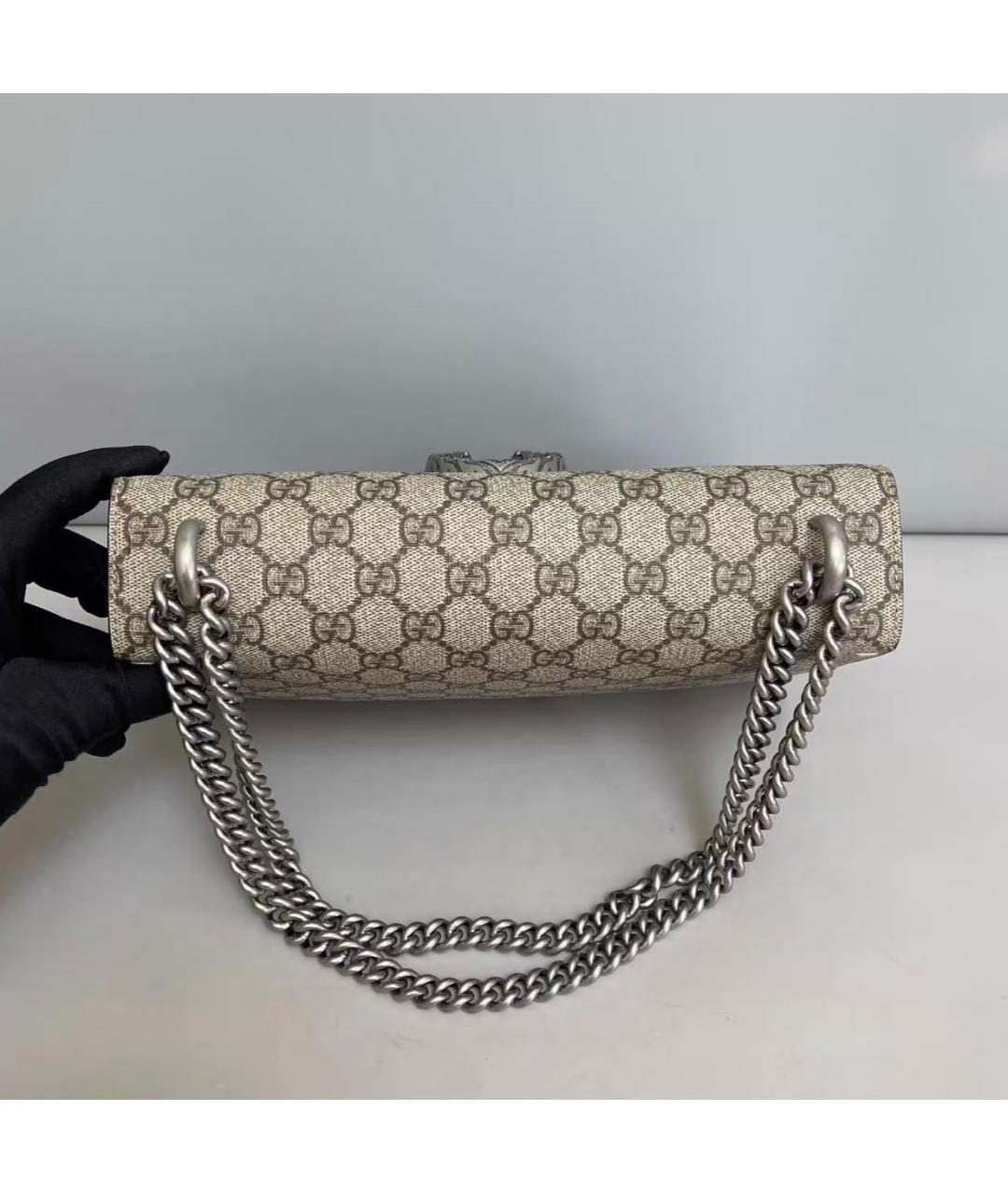 GUCCI Красная замшевая сумка через плечо, фото 4