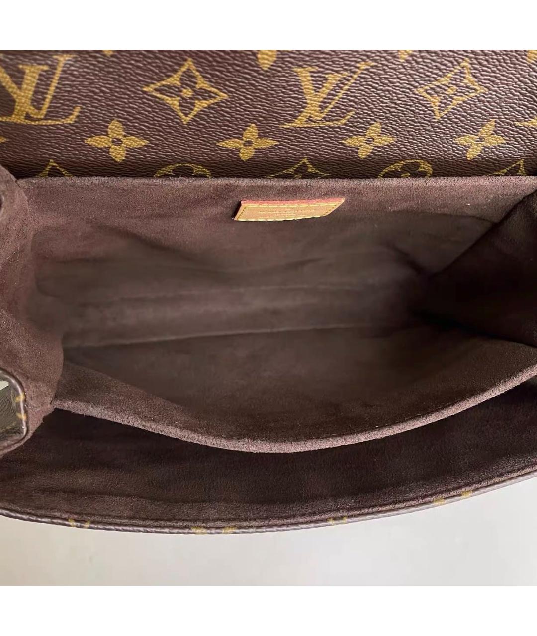 LOUIS VUITTON Коричневая сумка через плечо из канвы, фото 8