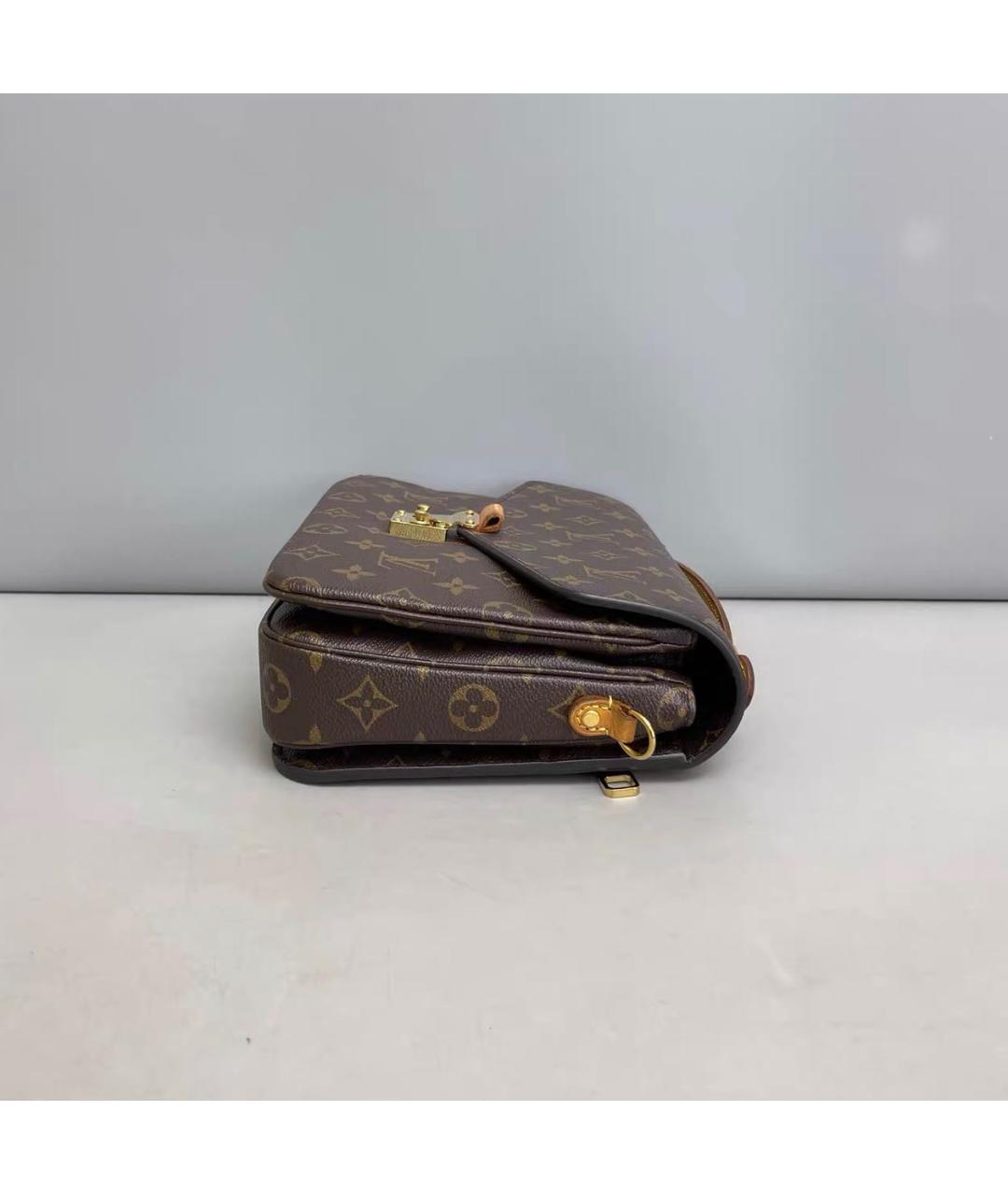 LOUIS VUITTON Коричневая сумка через плечо из канвы, фото 3