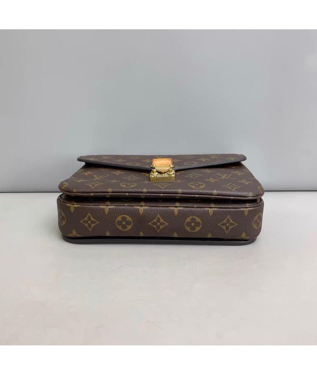 LOUIS VUITTON Коричневая сумка через плечо из канвы, фото 5