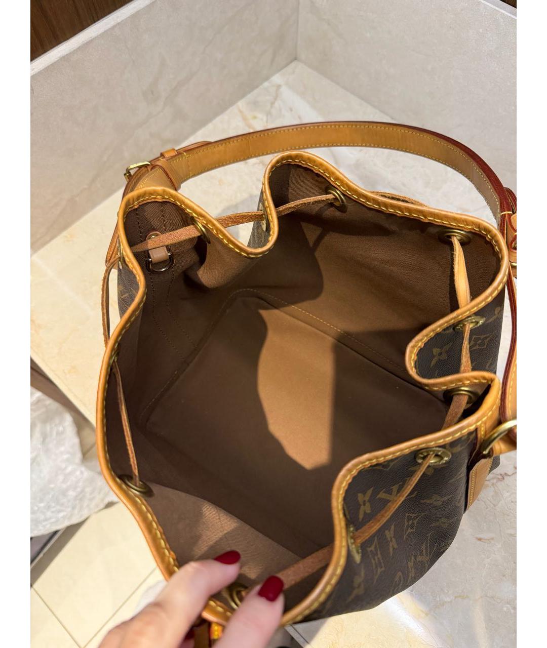 LOUIS VUITTON Коричневая сумка через плечо, фото 8