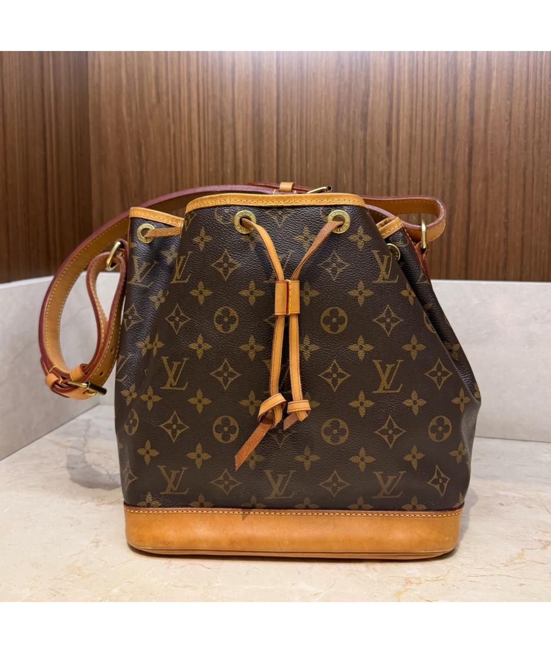 LOUIS VUITTON Коричневая сумка через плечо, фото 3