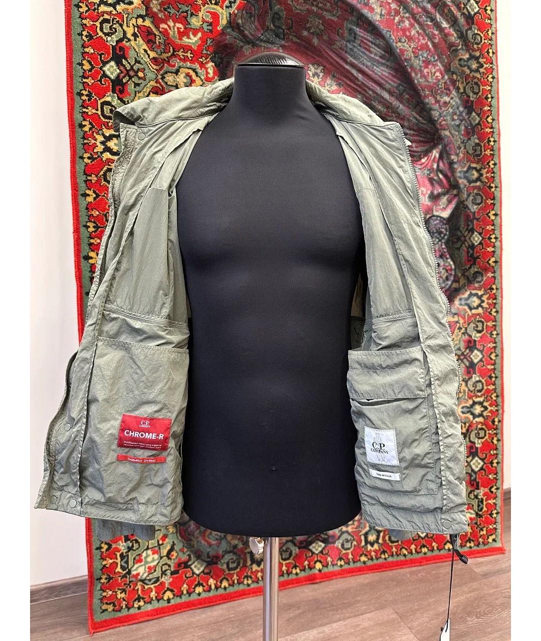 CP COMPANY Хаки полиэстеровая куртка, фото 4
