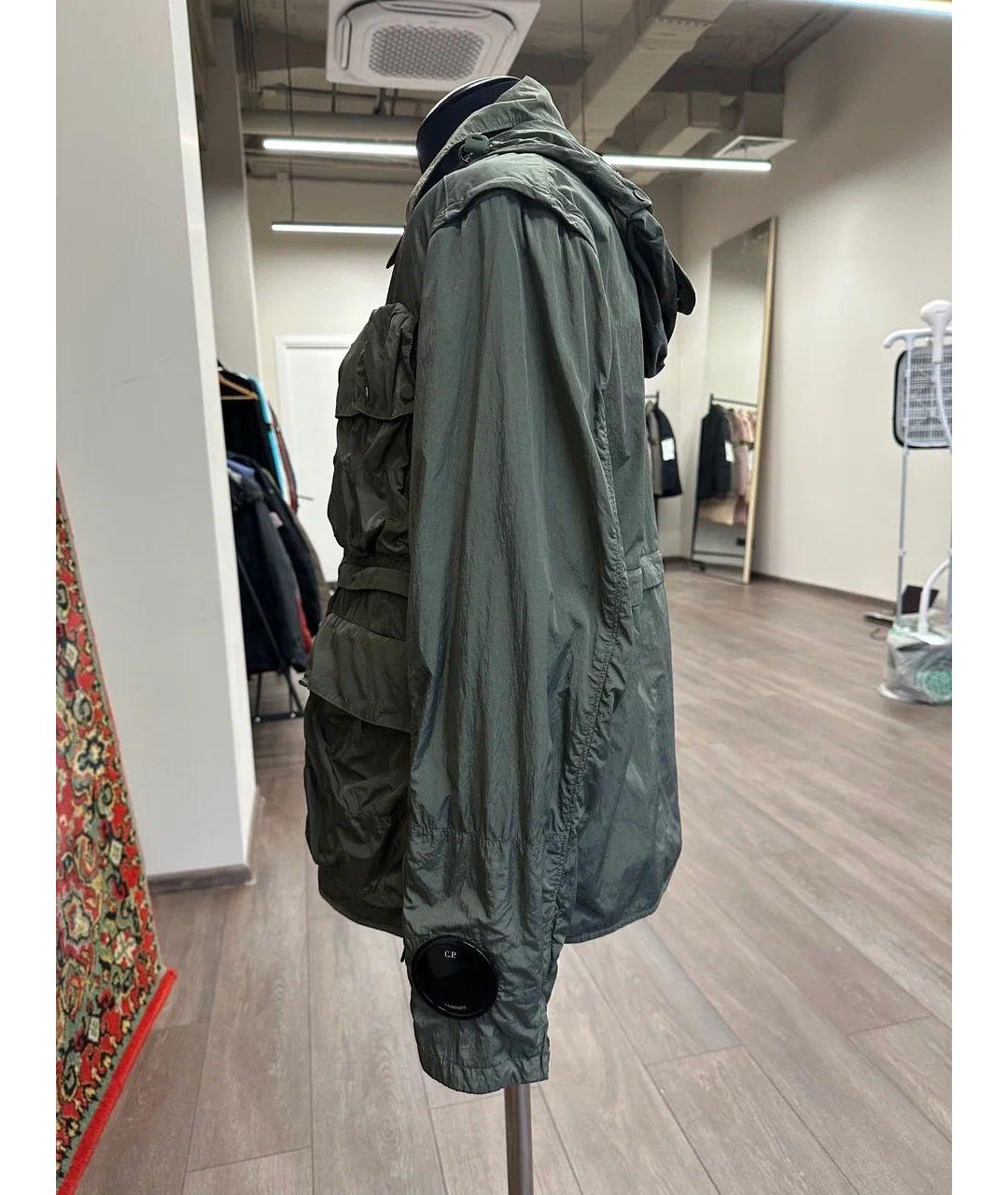 CP COMPANY Хаки полиэстеровая куртка, фото 3