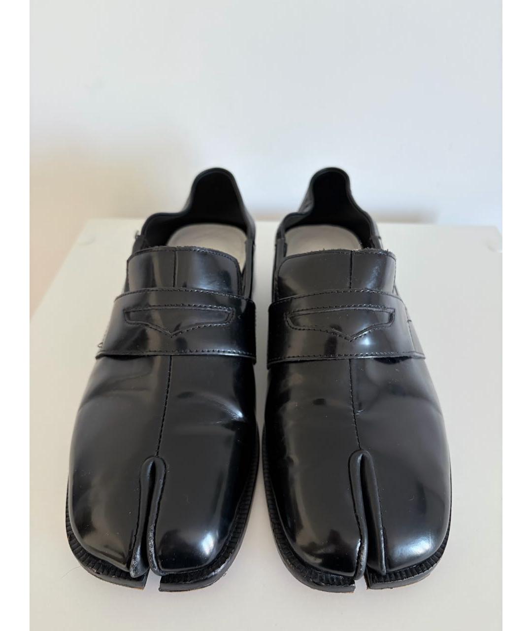 MAISON MARGIELA Черные кожаные лоферы, фото 2