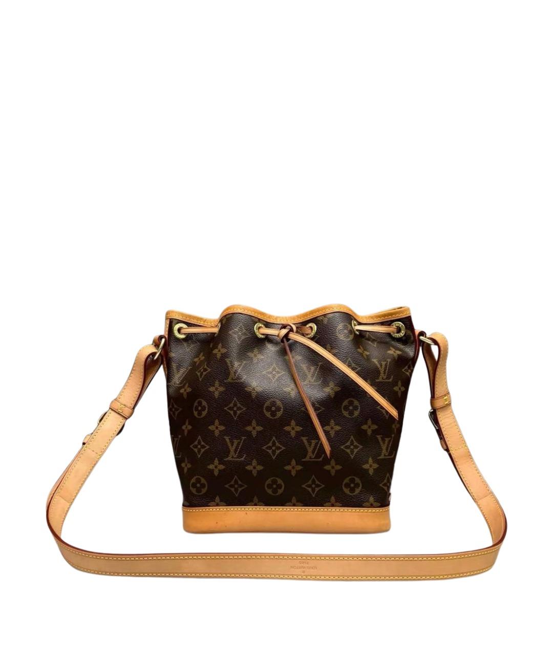 LOUIS VUITTON Коричневая кожаная сумка тоут, фото 1