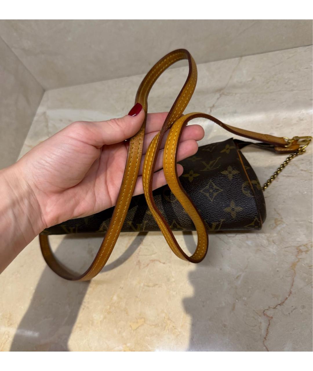 LOUIS VUITTON Коричневая сумка через плечо, фото 8