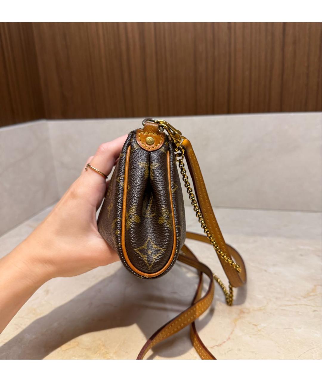 LOUIS VUITTON Коричневая сумка через плечо, фото 5