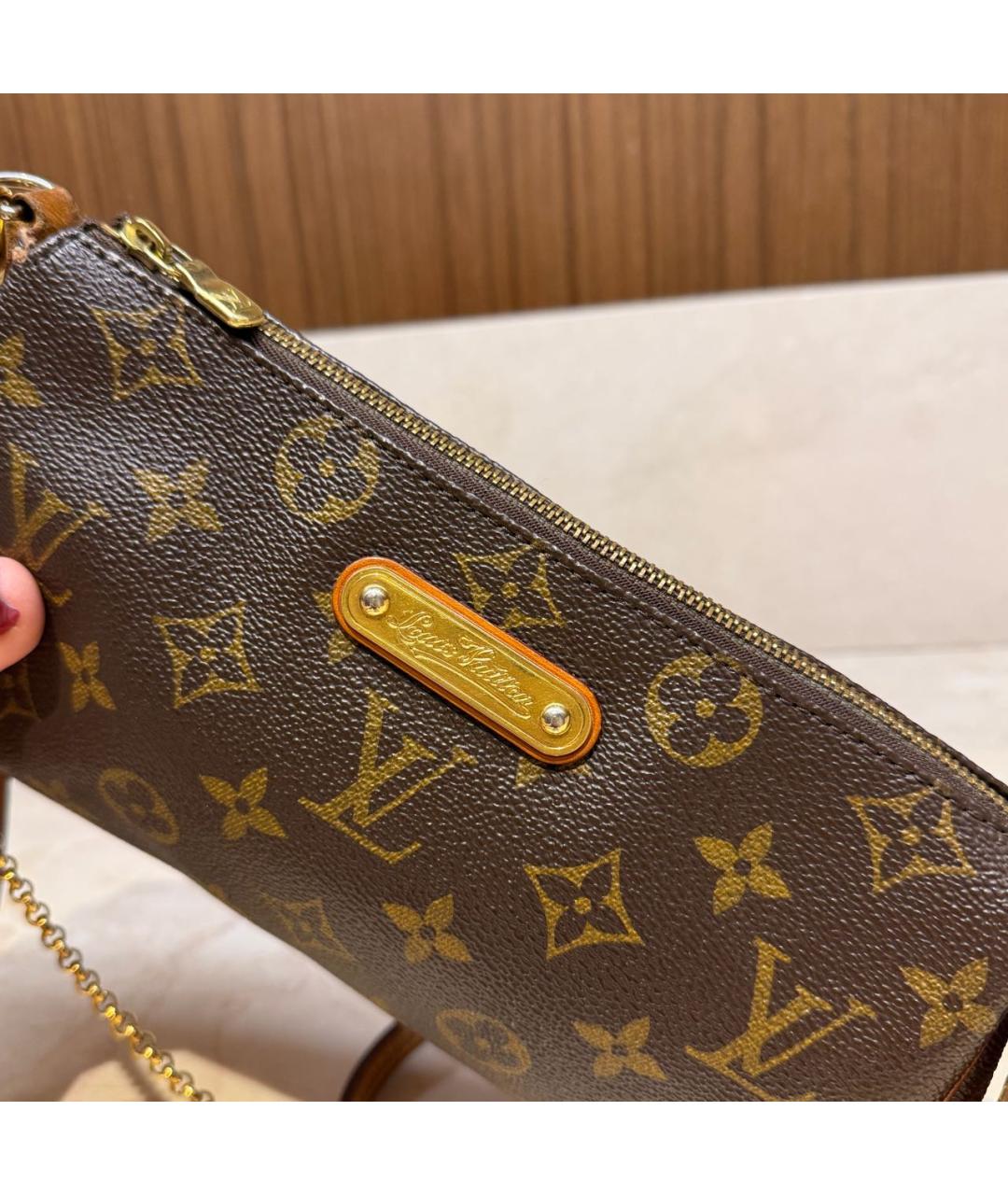 LOUIS VUITTON Коричневая сумка через плечо, фото 7